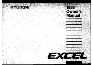 1986 Hyundai Excel