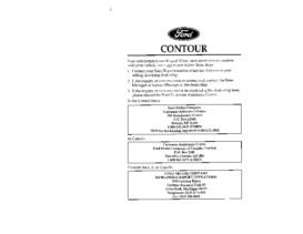 1996 Ford Contour