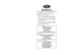 1996 Ford Mustang