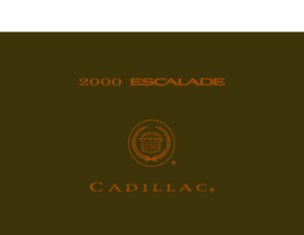 2000 Cadillac Escalade