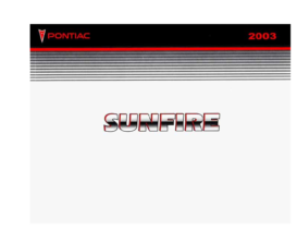 2003 Pontiac Sunfire OM