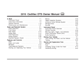 2010 Cadillac DTS OM