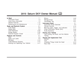 2010 Saturn Sky OM