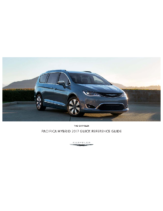 2017 Chrysler Pacifica Hybrid QRG