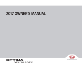 2017 Kia Optima HEV PHEV OM