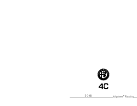 2018 Alfa Romeo 4C Alpine Radio OM Supplement