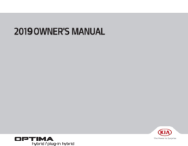 2019 Kia Optima HEV PHEV OM